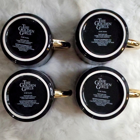 Golden Girls Stacking Ceramic Mugs Set of 4 - Picture 3 of 12